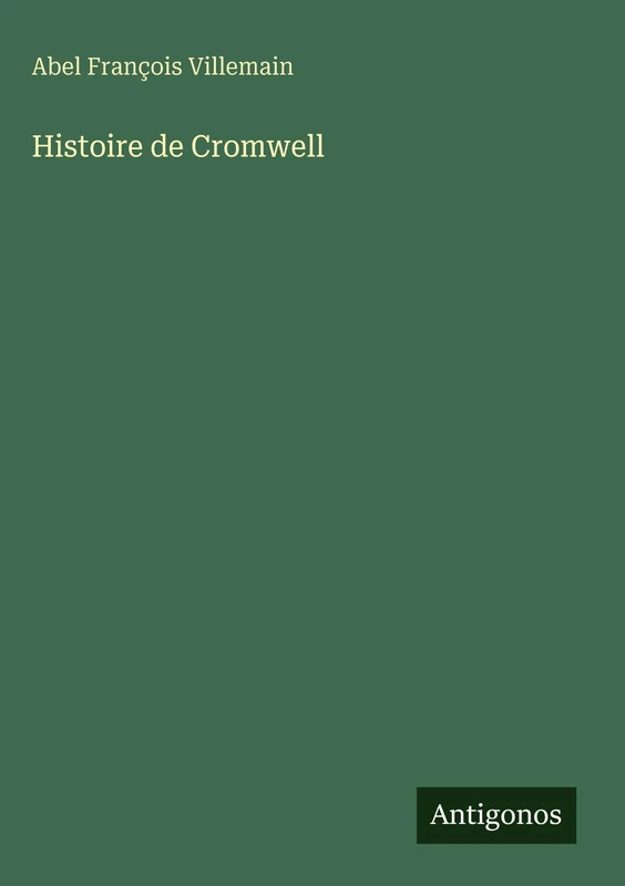 Histoire de Cromwell