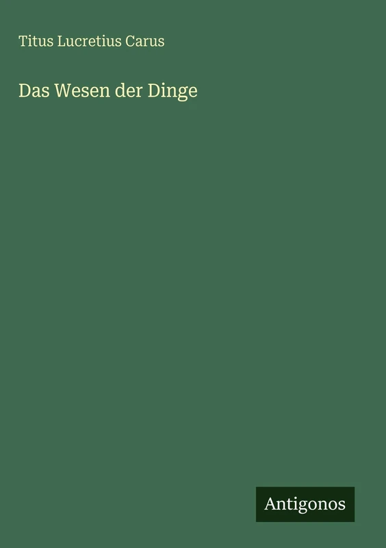 Das Wesen der Dinge