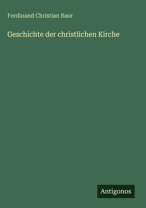 Geschichte der christlichen Kirche