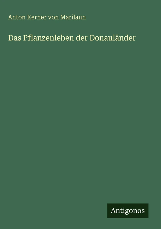 Das Pflanzenleben der Donauländer