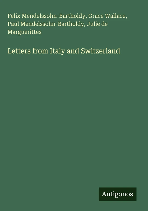 Letters from Italy and Switzerland - Image 1