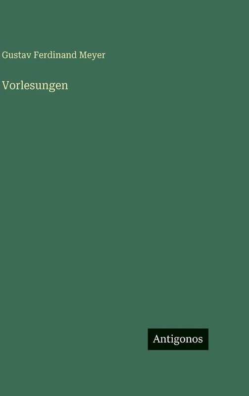 Vorlesungen