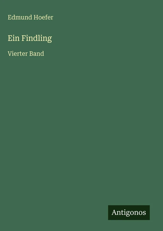 Ein Findling: Vierter Band - Image 1