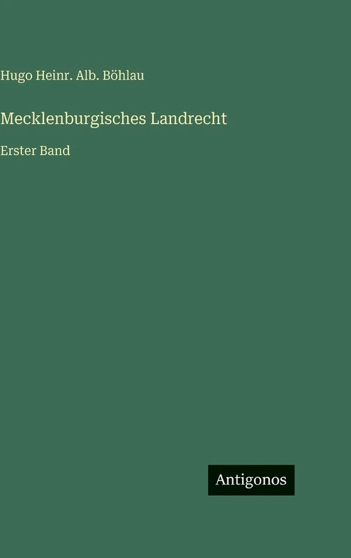 Mecklenburgisches Landrecht: Erster Band