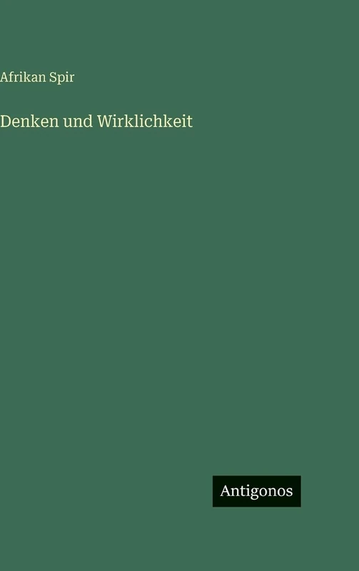 Denken und Wirklichkeit - Image 1