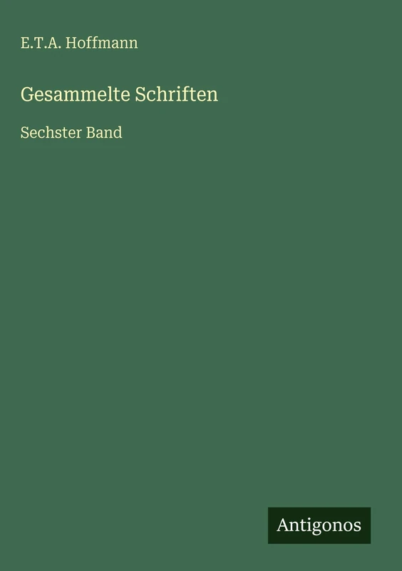 Gesammelte Schriften: Sechster Band