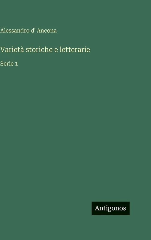 Varietà storiche e letterarie: Serie 1