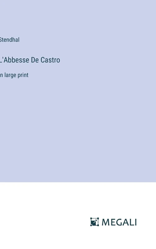 L'Abbesse De Castro: in large print - Image 1