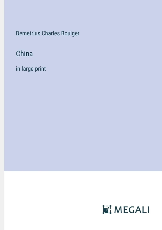 China: in large print