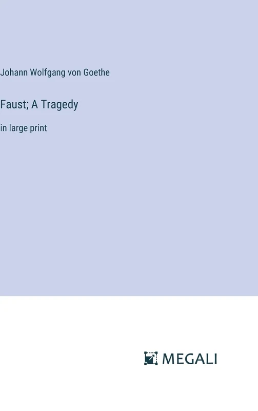 Faust; A Tragedy: in large print - Image 1