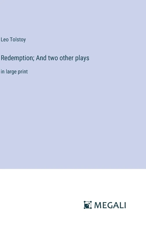 Redemption; And two other plays: in large print - Image 1