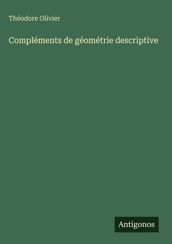 Compléments de géométrie descriptive - Image 1