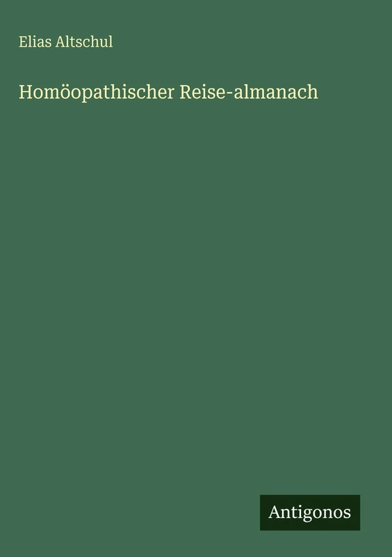 Homöopathischer Reise-almanach