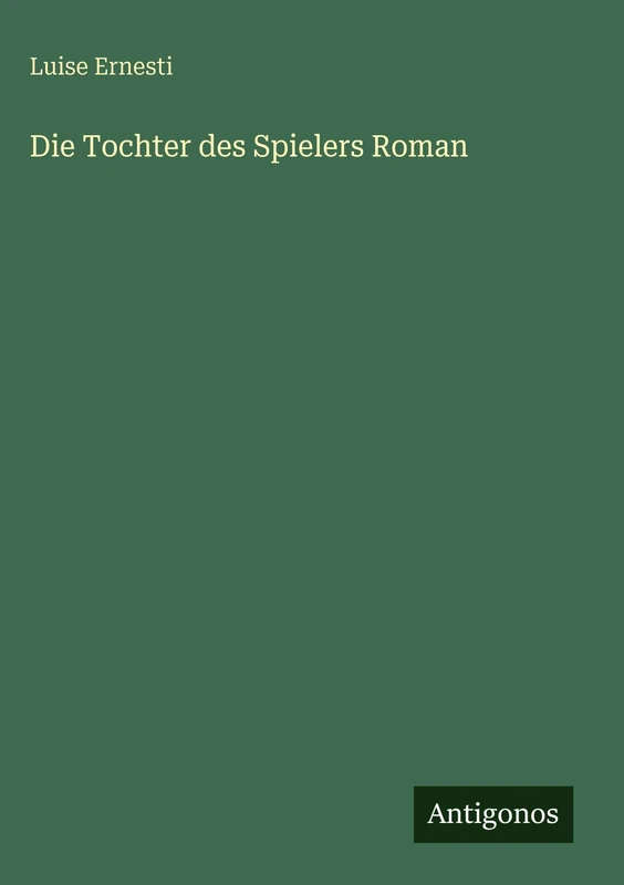 Die Tochter des Spielers Roman