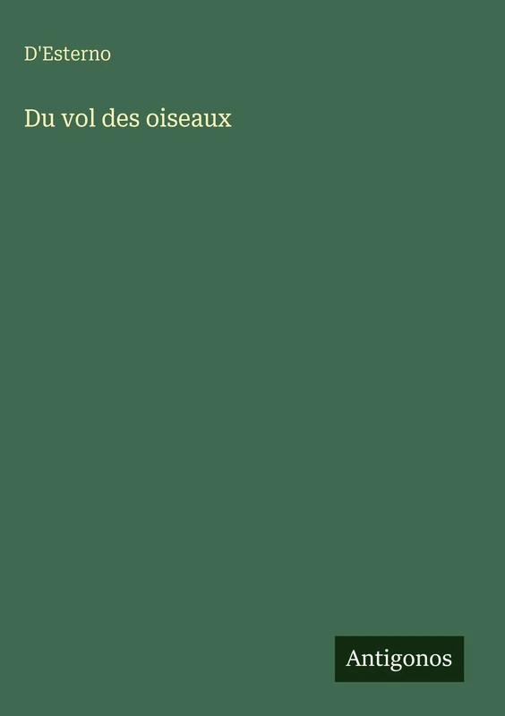 Du vol des oiseaux