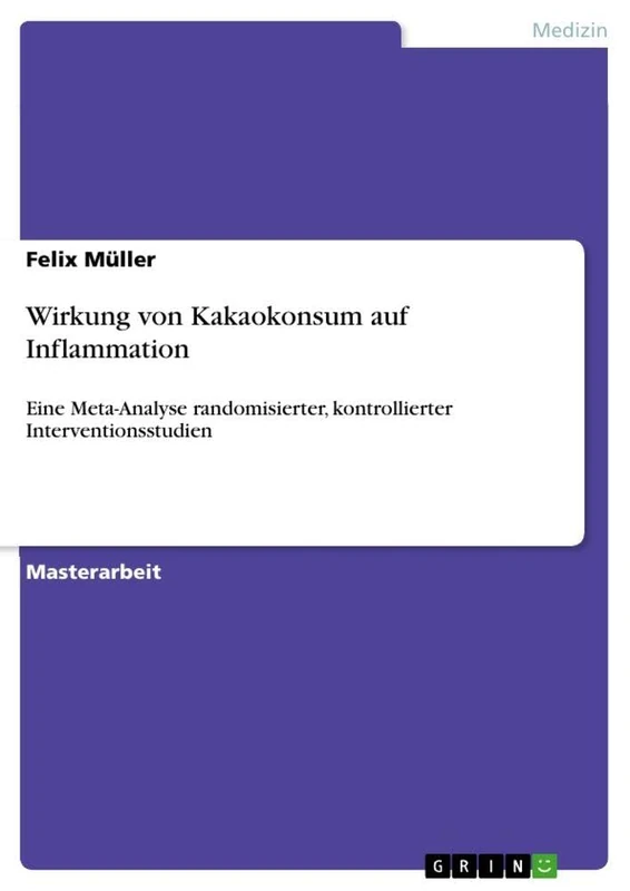Wirkung von Kakaokonsum auf Inflammation: Eine Meta-Analyse randomisierter, kontrollierter Interventionsstudien - Image 1
