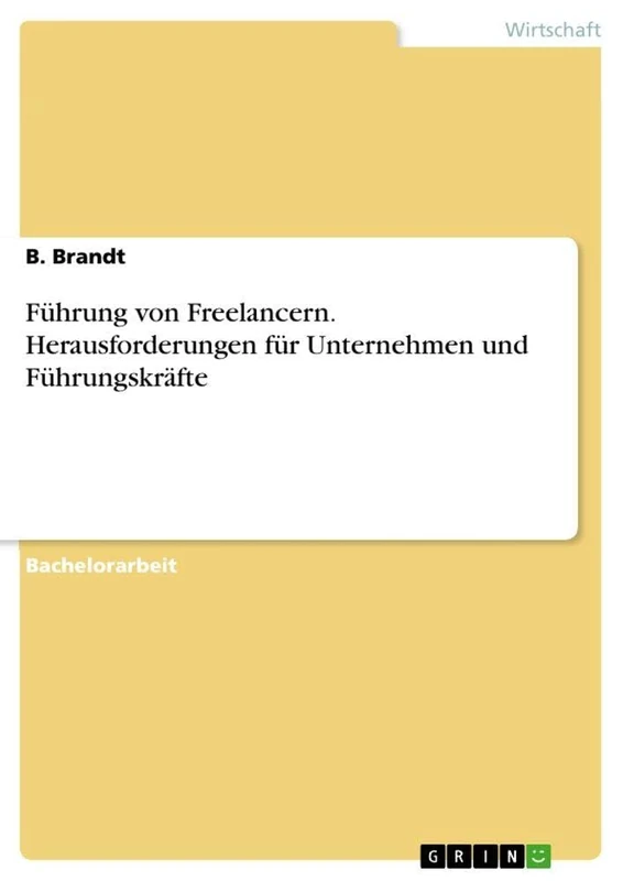 Führung von Freelancern. Herausforderungen für Unternehmen und Führungskräfte
