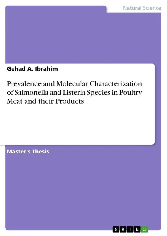 Prevalence and Molecular Characterization of Salmonella and Listeria Species in Poultry Meat and their Products