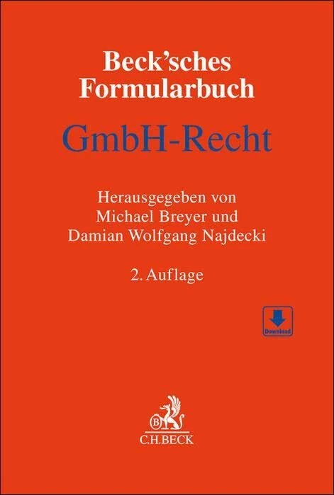 Beck C. H. Beck'sches Formularbuch GmbH-Recht