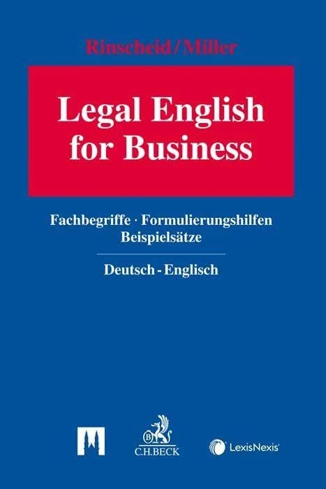 Legal English for Business: Fachbegriffe, Formulierungshilfen, Beispielsätze - Image 1