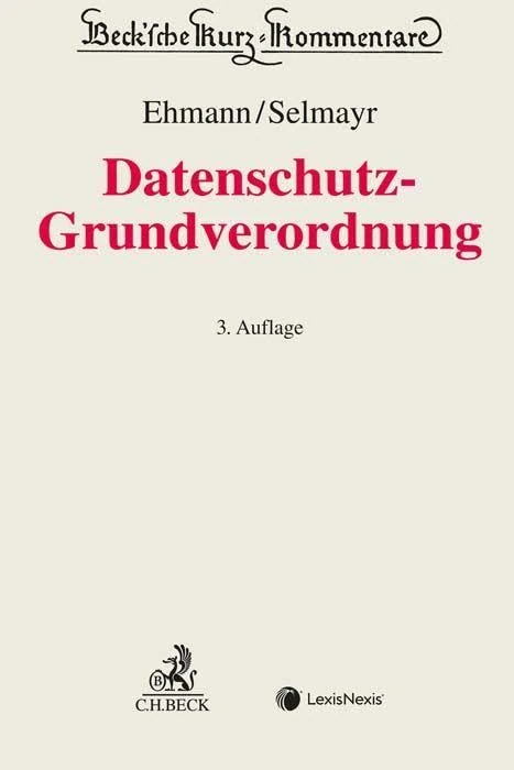 DS-GVO: Datenschutz-Grundverordnung. Kommentar