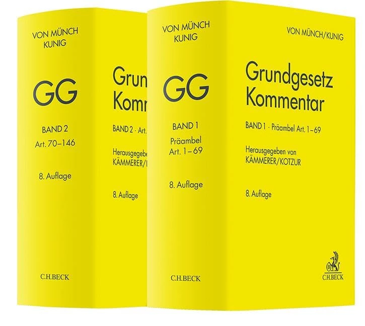 Grundgesetz Kommentar Gesamtwerk. GG: In 2 Bänden