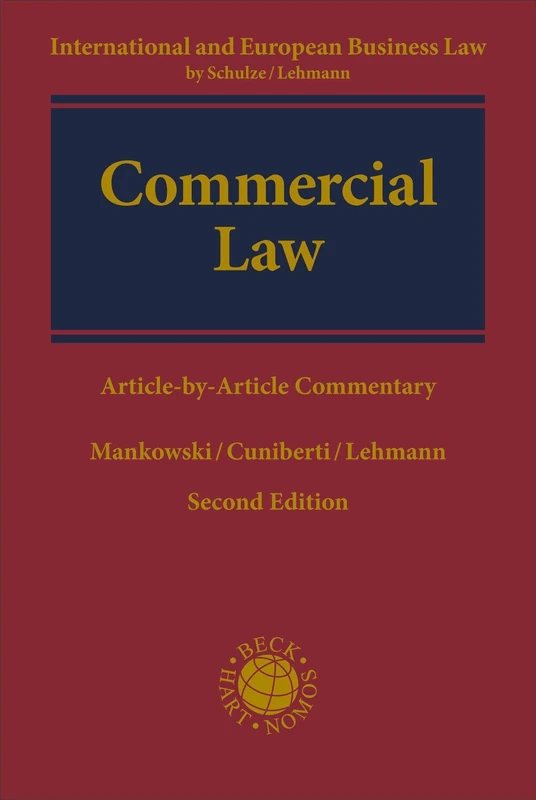 Commercial Law: Article-by-Article Commentary