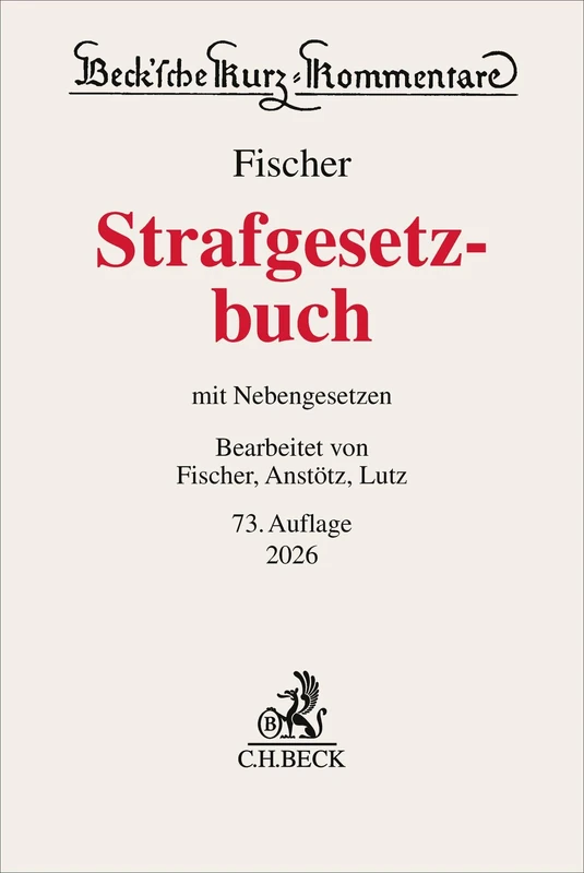 Strafgesetzbuch. StGB: mit Nebengesetzen
