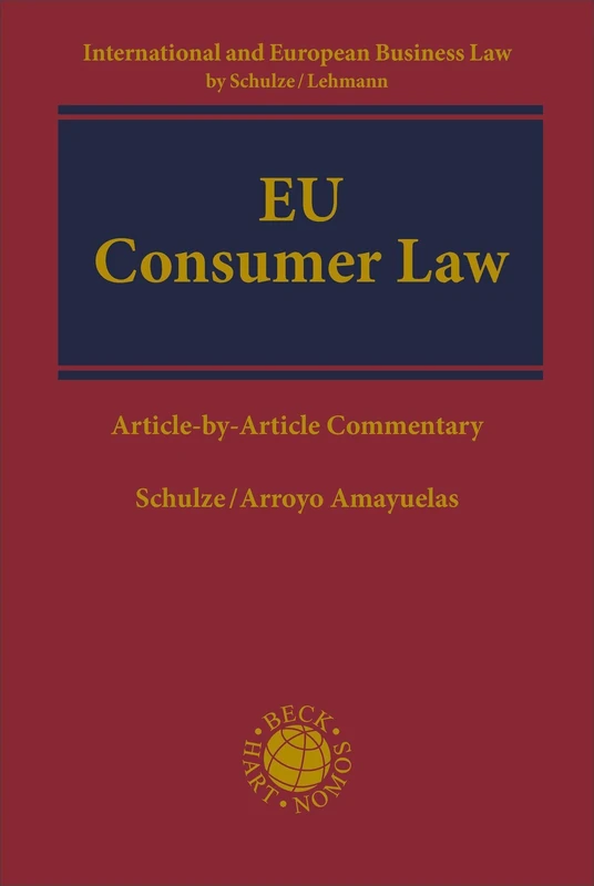 EU Consumer Law: Article-by-Article Commentary