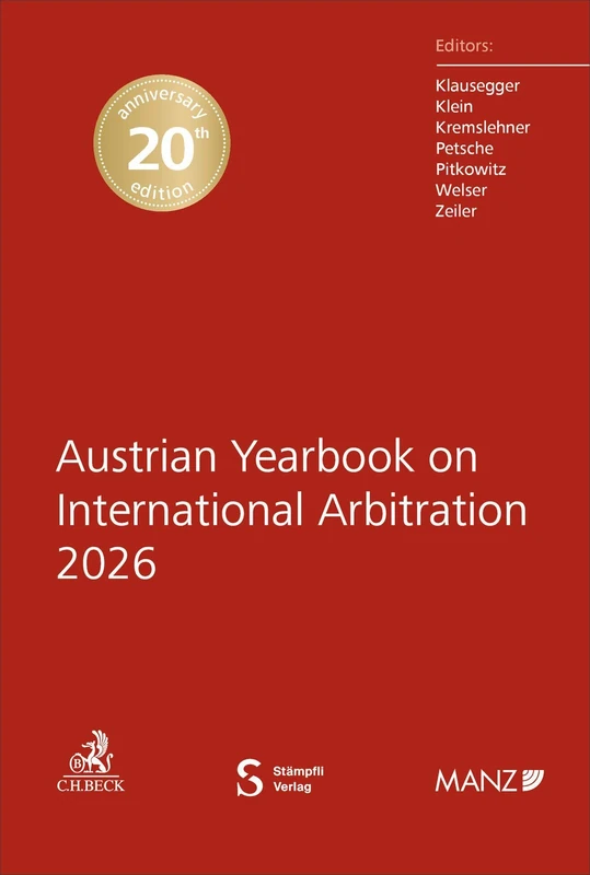 Austrian Yearbook on International Arbitration 2026 - Image 1