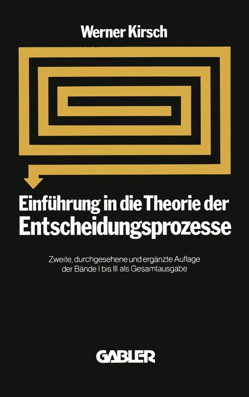 Einführung in die Theorie der Entscheidungsprozesse