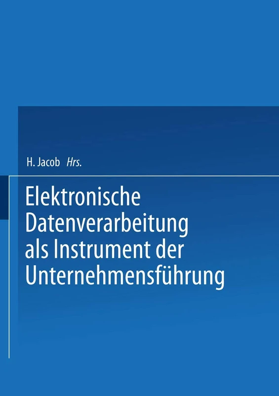 Elektronische Datenverarbeitung als Instrument der Unternehmensführung - Image 1