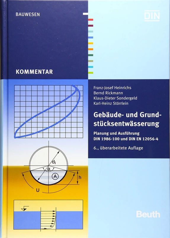 Gebäude- und Grundstücksentwässerung: Planung und Ausführung DIN 1986-100 und DIN EN 12056-4