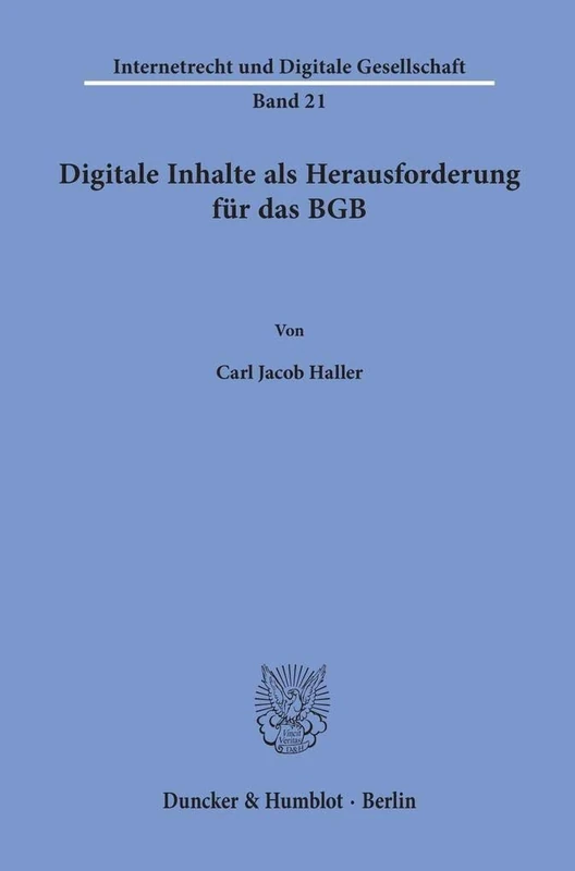 Digitale Inhalte als Herausforderung für das BGB