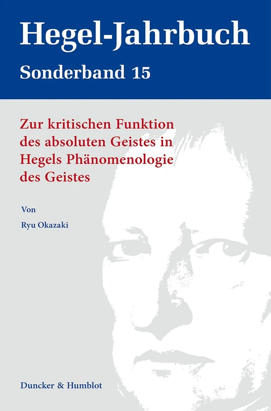 Hegel Phanomenologie Des Geistes - Duncker & Humblot Book
