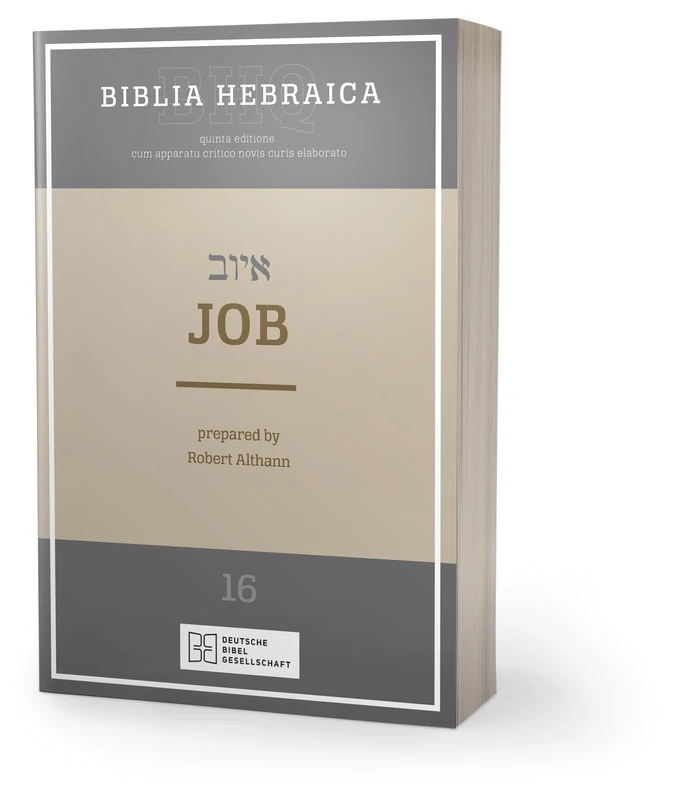 Job: 16. Job (Biblia Hebraica Quinta, 16)
