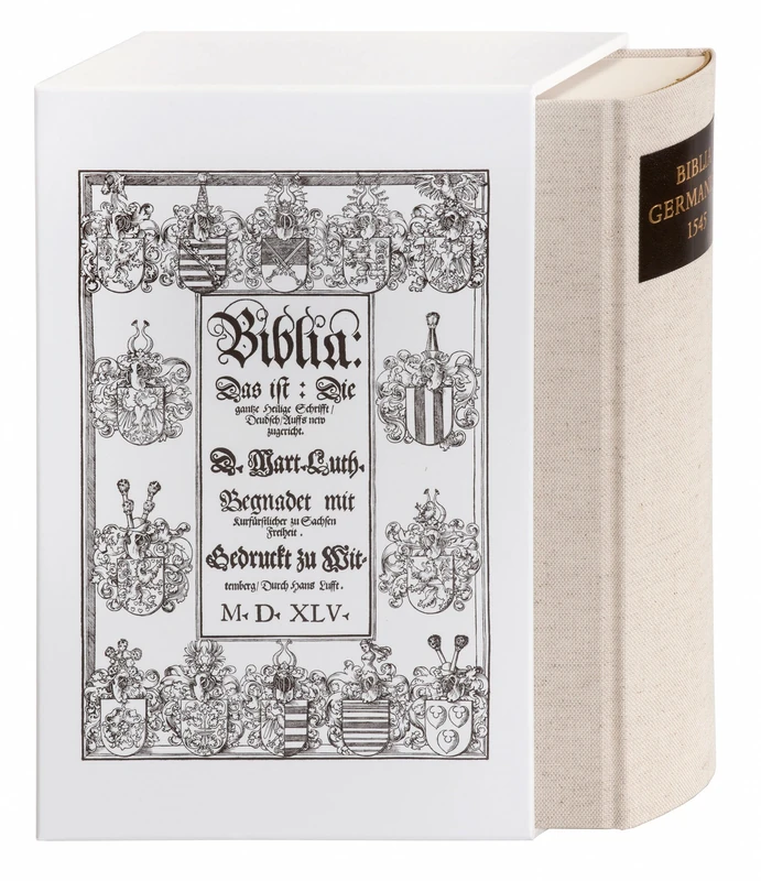 Biblia Germanica: Luther-Übersetzung 1545. Ausgabe letzter Hand. Mit Apokryphen