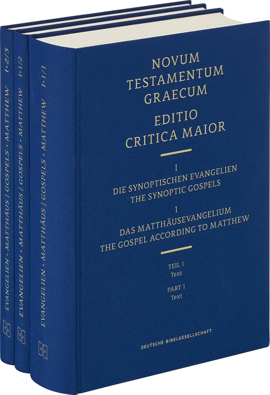 Novum Testamentum Graecum: The Gospel According to Matthew, Complete Set (Editio Critica Maior)