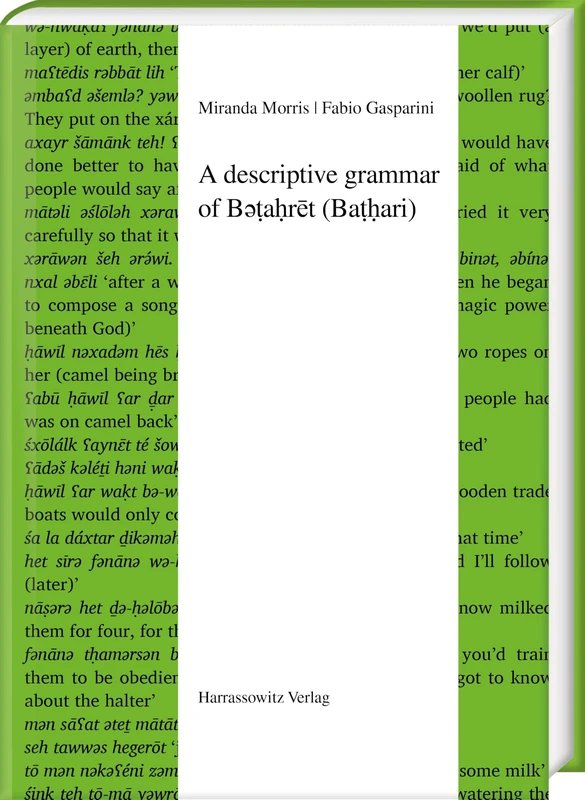 A Descriptive Grammar of Bətahret (Bathari) - Image 1