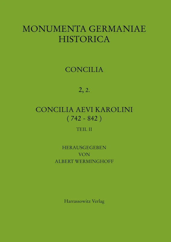 Concilia Aevi Karolini, Teil 2: 819-842: 2.2 (Mgh - Concilia) - Image 1