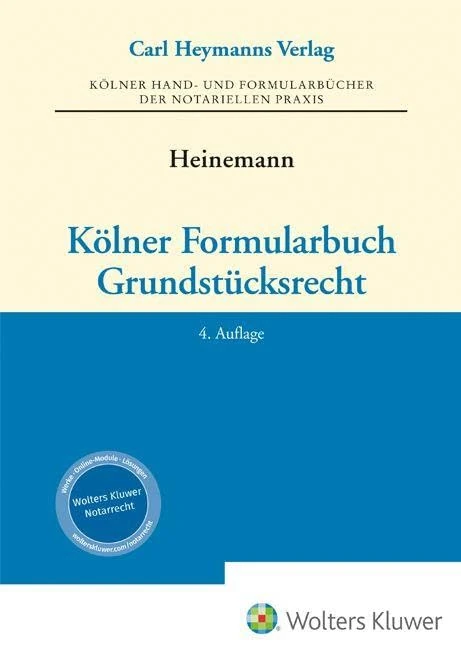 Kölner Formularbuch Grundstücksrecht - Image 1