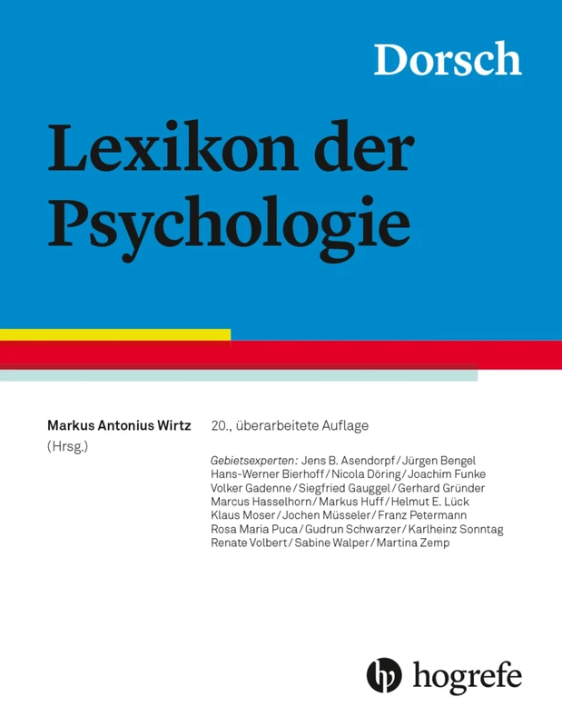 Dorsch - Lexikon der Psychologie