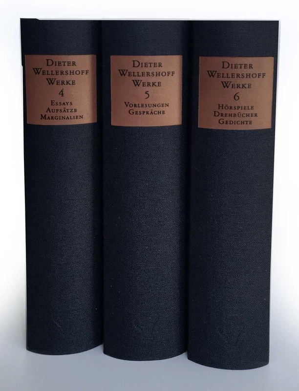 Gesammelte Werke in 6 Bänden.: Bd. 4: Essays, Aufsätze, Marginalien. Bd. 5: Vorlesungen und Gespräche. Bd. 6: Hörspiele, Drehbücher, Gedichte: Bd 4-6