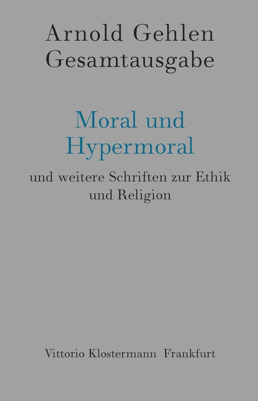 Moral und Hypermoral: und weitere Schriften zur Ethik und Religion - Image 1