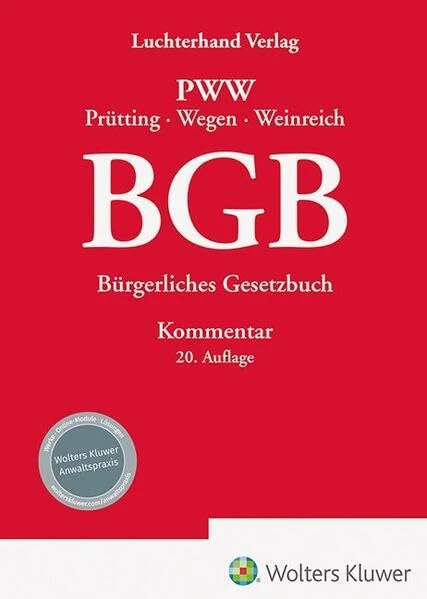 BGB - Kommentar: Bürgerliches Gesetzbuch