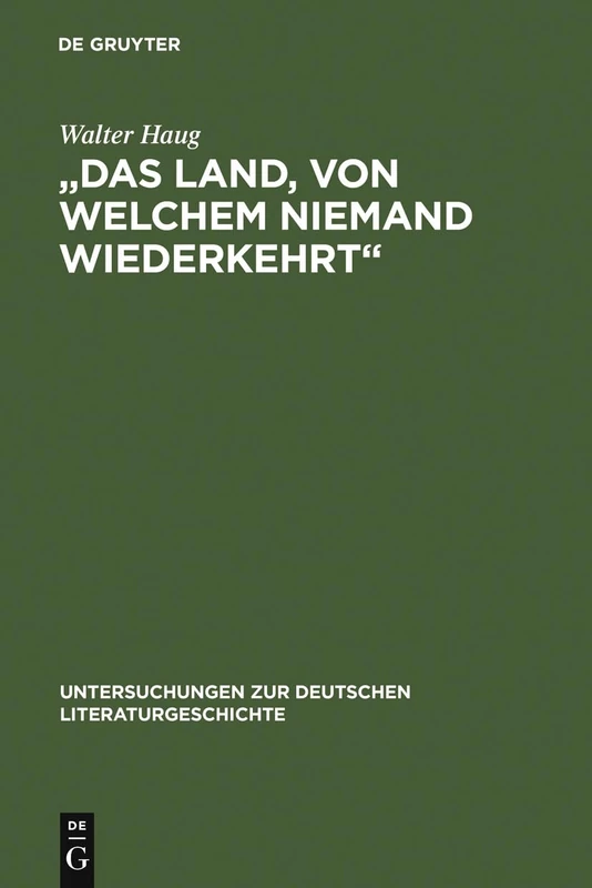 "Das Land, von welchem niemand wiederkehrt": Mythos, Fiktion Und Wahrheit in Chrétiens Chevalier de la Charrete, Im Lanzelet Ulrichs Von Zatzikhoven ... Zur Deutschen Literaturgeschichte)