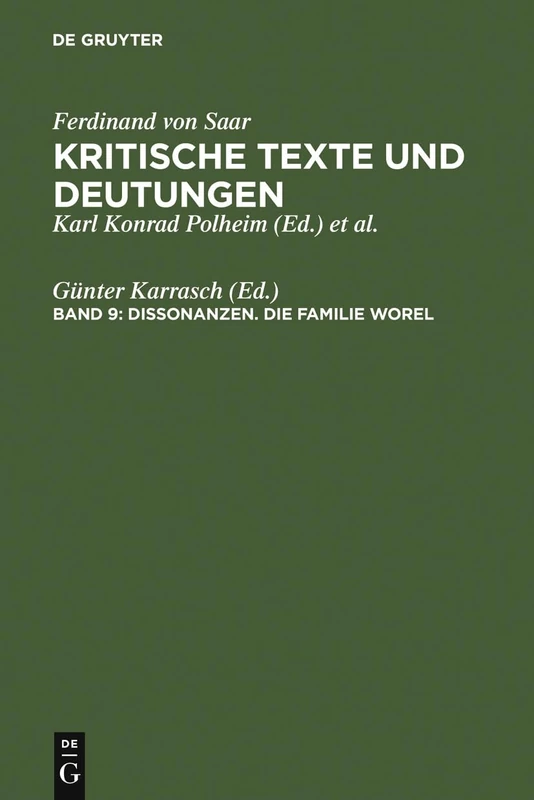 Dissonanzen. Die Familie Worel - Image 1
