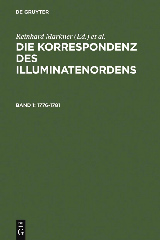 Die Korrespondenz des Illuminatenordens, Band 1: 1776-1781 - Image 1