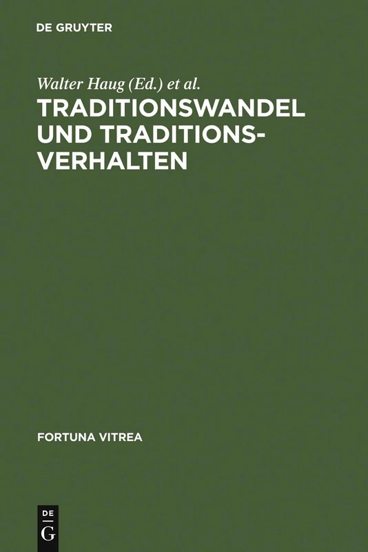 Traditionswandel und Traditionsverhalten: 5 (Fortuna Vitrea) - Image 1