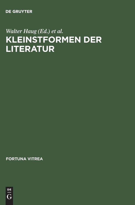 Kleinstformen der Literatur: 14 (Fortuna Vitrea)